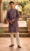 Outluk Wedding Vol 57 Silk Mens Kurta With Pajama
